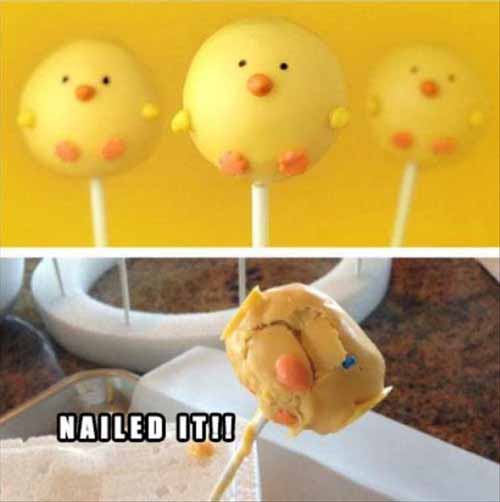 Do It Yourself (DIY) Failure: Chick-Lollipops