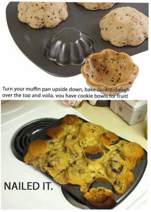 Do It Yourself (DIY) Failure: Cookie Bowls